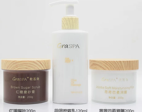 手霜手膜 手霜手部graspa红糖磨砂膏海...