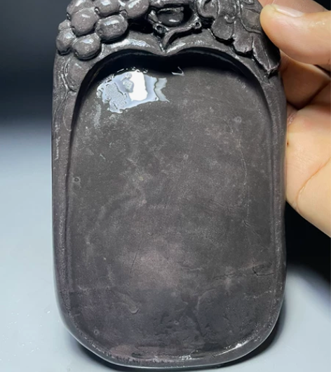 镂空瓜果纹端砚！！！下乡一手货源，古朴典雅...