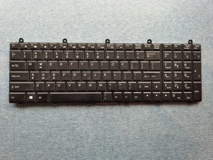 神舟笔记本电脑键盘