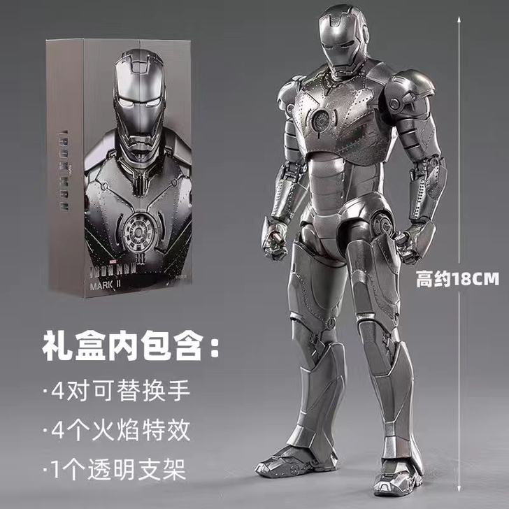 全新未拆现货速发正品正版中动钢铁侠mk2