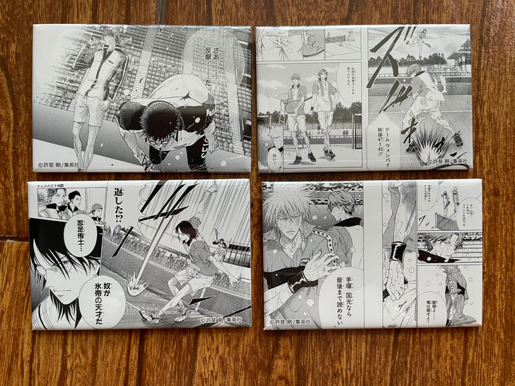 网球王子 原画展长方吧唧 忍足侑士迹部景吾...