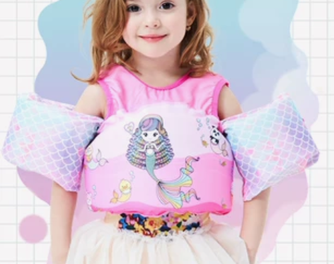 儿童游泳圈浮力衣男女宝宝初学者手臂圈水袖游...