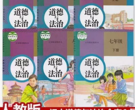 二手书 新版 初中政治全套道德与法治6本课...