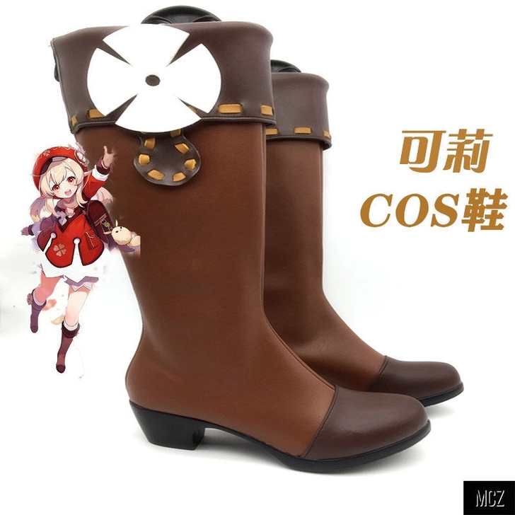原神 火花骑士 可莉cos鞋定制 动漫游戏...