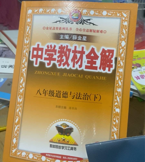 中学教材全解八年级道德与法治下册薛金星主编...