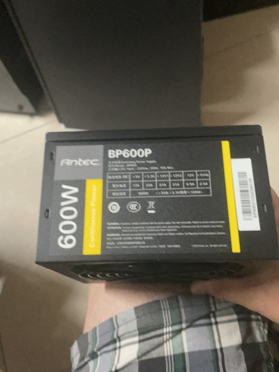 安钛克BP600P 600瓦电源，成色充新...