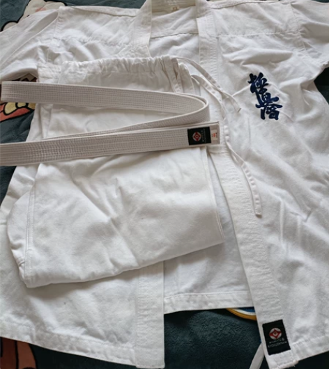 极真空手道道服，当时在道馆买的200+，本...