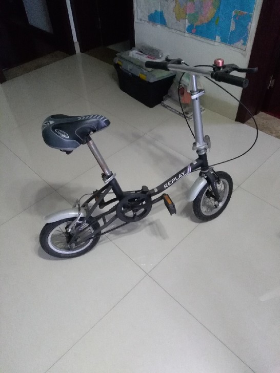 618回血9成新,可折叠小型自行车,可放骑...
