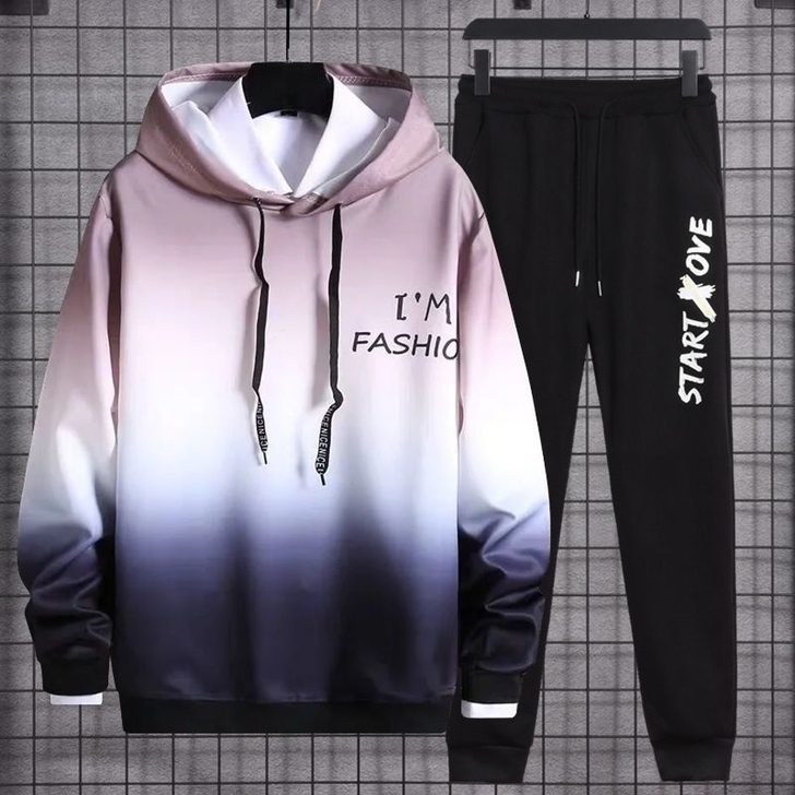 【清仓处理】2021春秋运动服套装休闲宽松...