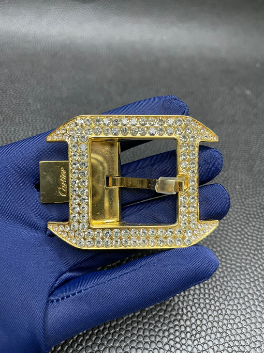 精美包金镶钻表盘设计卡扣皮带扣腰带扣