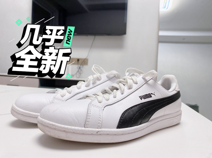 正品彪马小白鞋38码，得物353元购入，基...