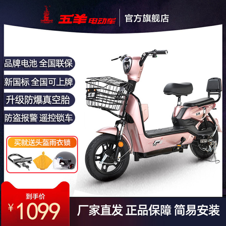 wuyang/五羊 电动自行车仅限自提，送...