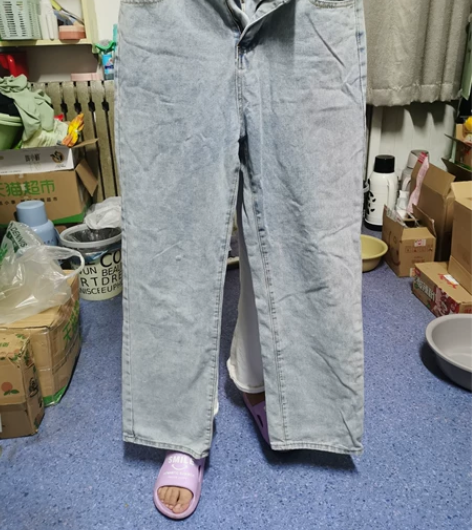 牛仔裤,浅蓝色,水洗蓝,适合165左右的姐...