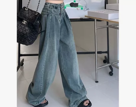 做旧牛仔裤,仅穿一次s码,腰围写得62但我...