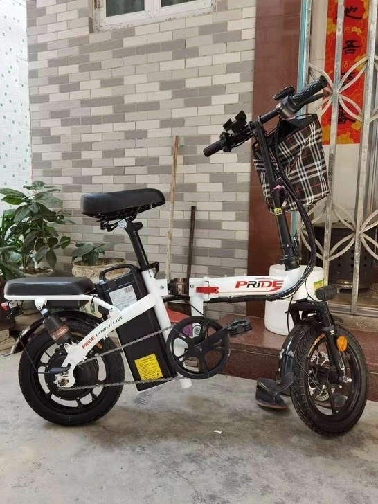 普莱德新国标折叠电动自行车锂电池代驾超轻小...