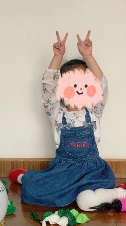 roni bis牛仔背带裙+小兔子长袖雪纺...