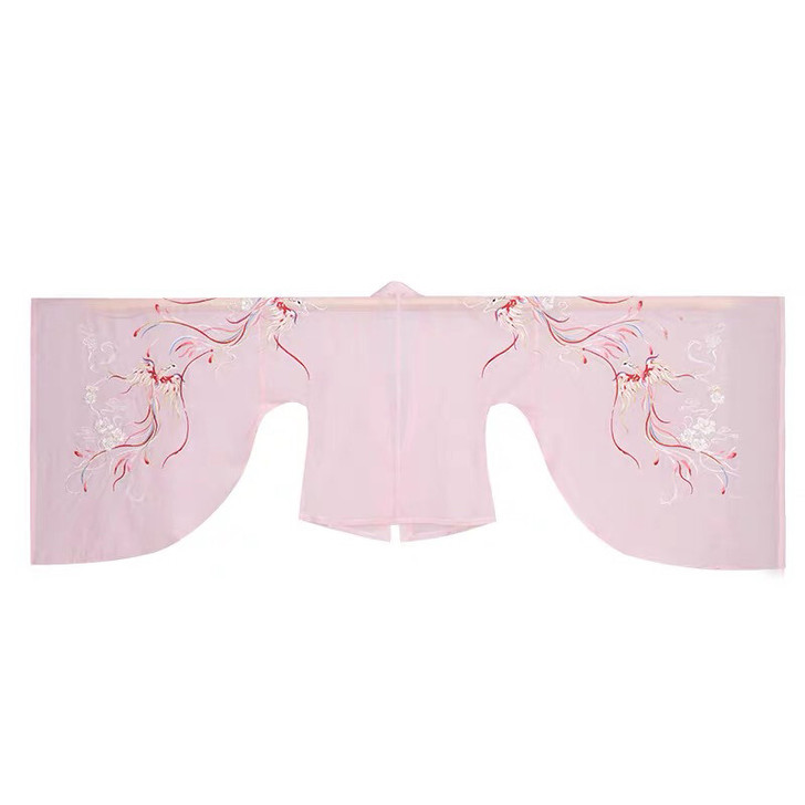 如梦霓裳汉服夏女对襟大袖襦裙灵犀原创设计齐...