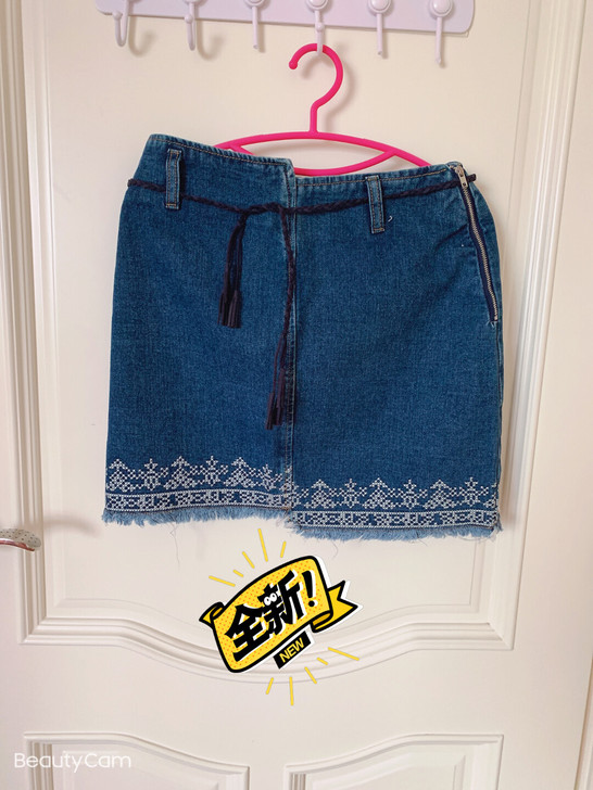 包邮模卡a字版民族风短裙,显瘦遮肚遮胯,不...