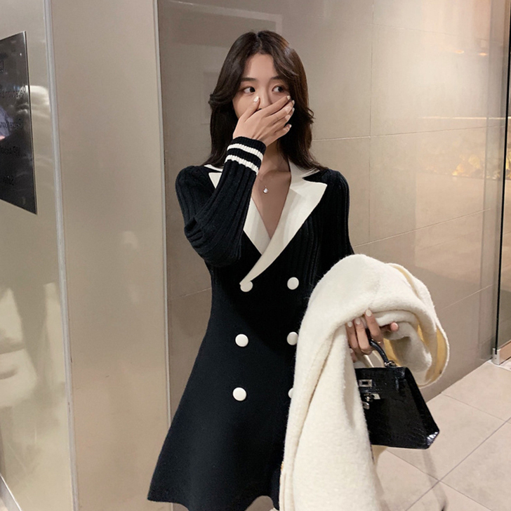 秋装2020新款气质复古小香风女神范法式小...