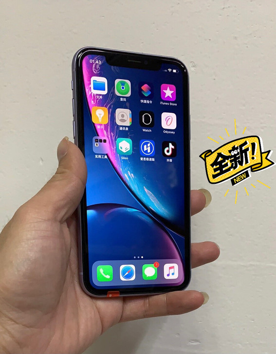 苹果 iPhone XR改12绿色插卡,1...