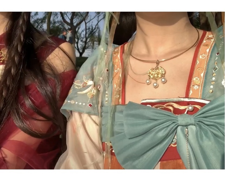 十三余 汉服百搭古风项圈