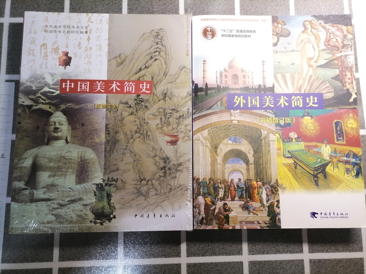 考研中国美术简史外国美术简史,央美版,全新...