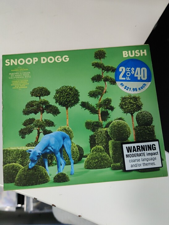 狗爷Snoop Dogg澳版cd Bush