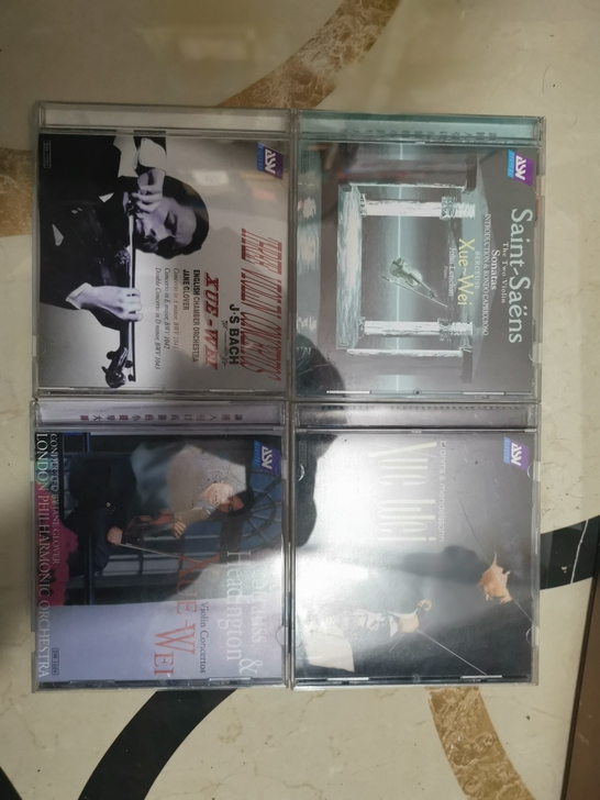 薛伟cd碟片古典小提琴4碟cd