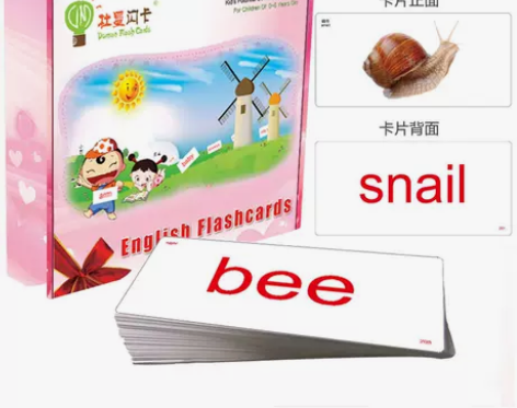 杜曼闪卡 百科英文卡片正面图片背面英文29...