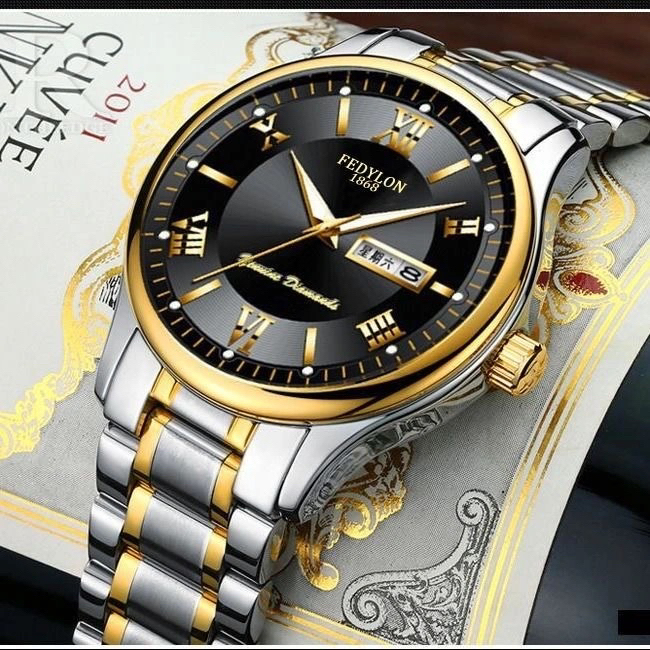 官方正品-瑞士全自动机芯表手表男士日历防水...