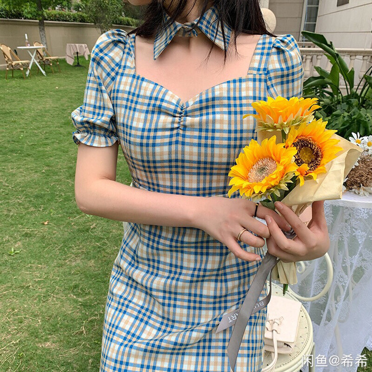 大g哇Especial微胖定制修身法式裙