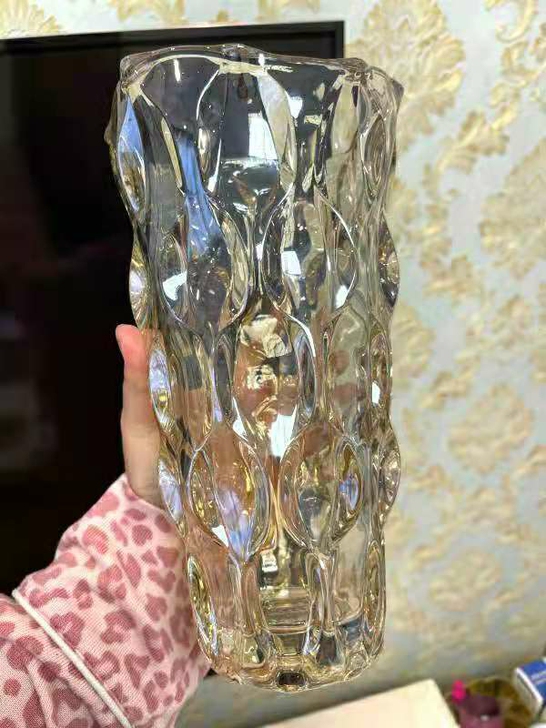 (超值捡漏)轻奢美式琉光水晶玻璃花瓶 水...