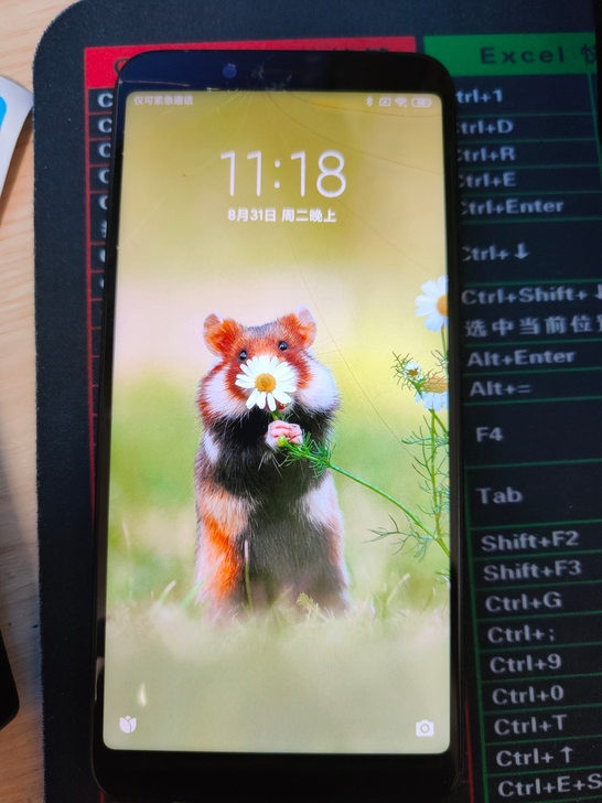 小米6X 4g+64g版本，外屏碎然后碎的...