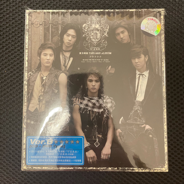 东方神起0正反合首版cd绝版dvd带标含贴