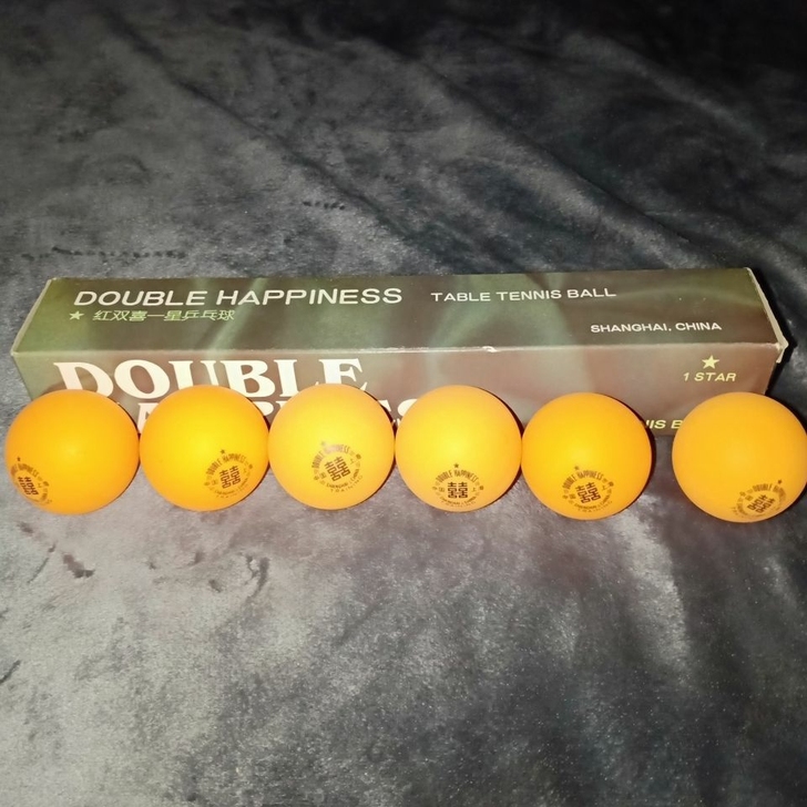 上海红双喜一星级乒乓球九十年代产品!直径3...