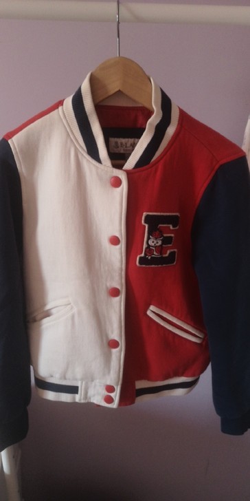 E-land棒球夹克棉服165码