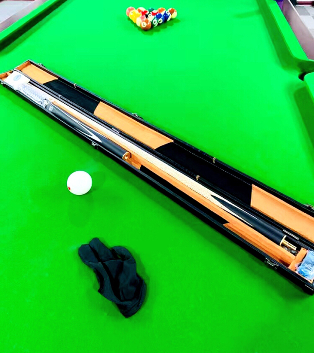 全新当二手卖美式SLP台球杆分体桌球杆