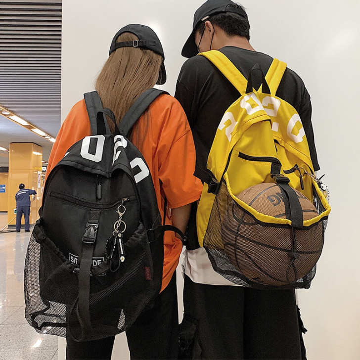 篮球包潮流运动多功能训练包双肩包男大容量休...