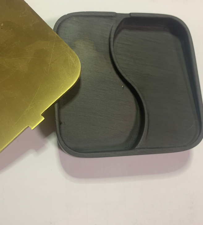 前期买的一套砚台和墨条,有明显使用痕迹!有...