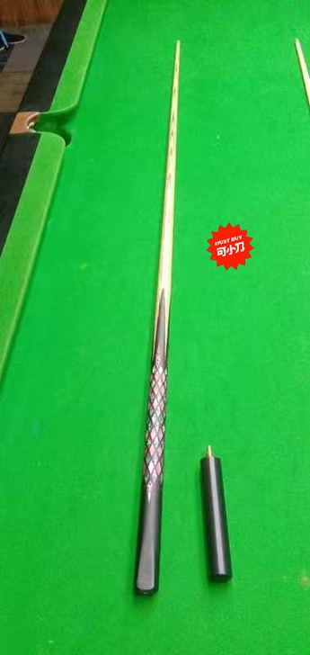 马赛台球手工杆,弹性白蜡木传力通透,百元价...