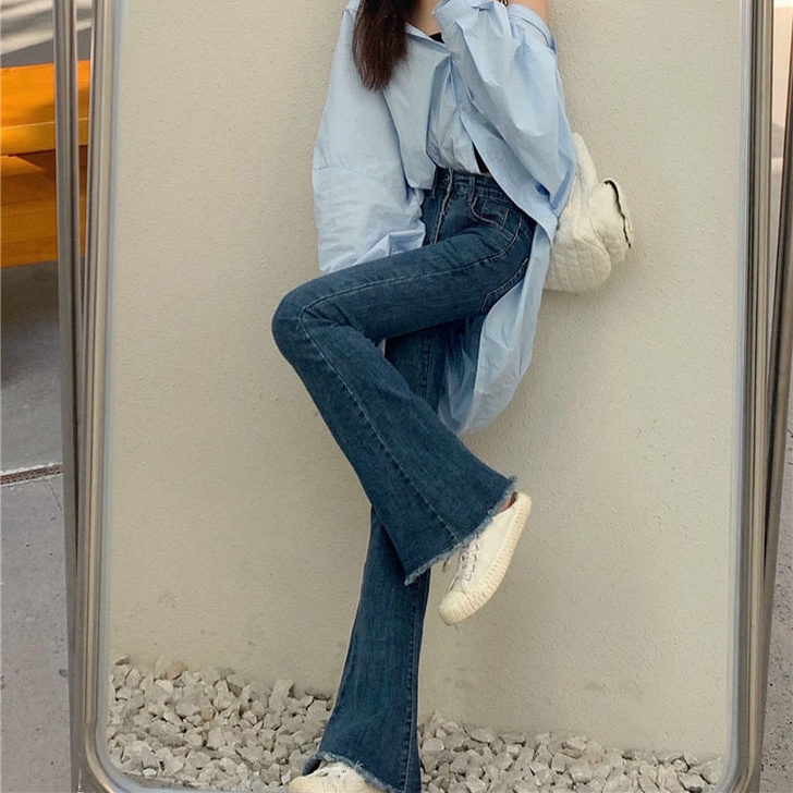 喇叭牛仔裤
