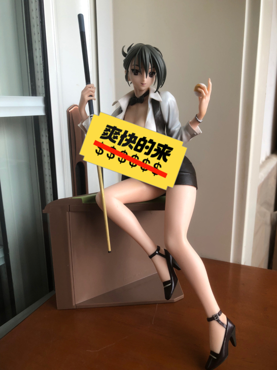 日版台球女郎散货手办，实物图拍摄，二手物品...