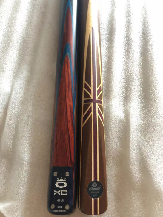 奥秘高端会员台球杆，小头通杆，双节四分之三...