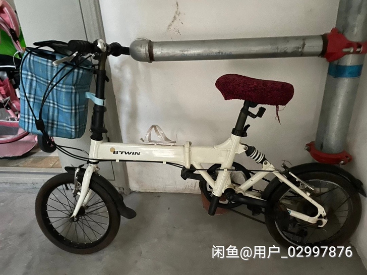 迪卡侬,变速,折叠,全铝合金折叠车。