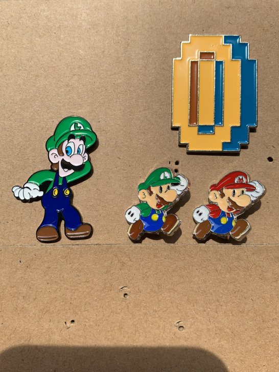 出口剩余 超级玛丽游戏周边可爱胸针