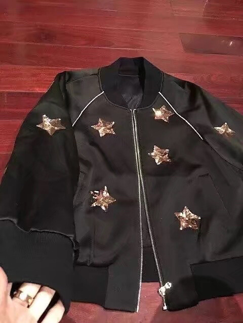 星星棒球夹克 L码