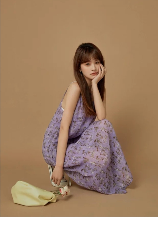 夏季 海边带碎花连衣裙2021新款女夏法式...