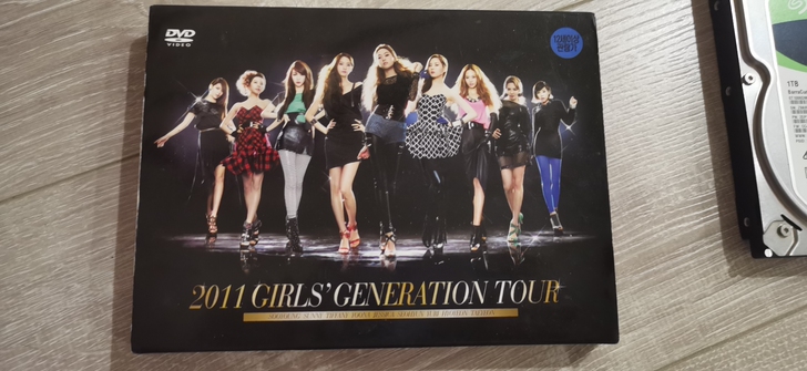 少女时代二巡演唱会dvd  仅拆未使用过
