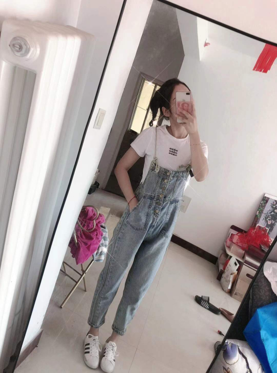 背带裤女春夏