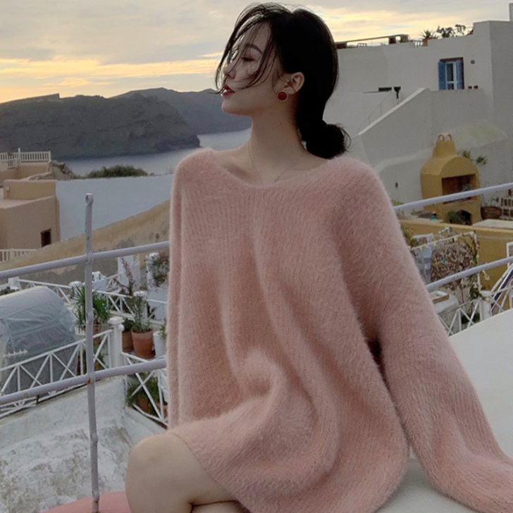 婉扮 毛针织衫